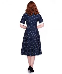 Women's Apparel Timeless London Raina Navy & White Dress 12 Women's Apparel Timeless London Raina Navy & White Dress
