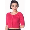 Banned Raven Cardigan In Hibiscus Women's Apparel