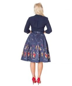 Banned Apparel Space Vamp Swing Skirt