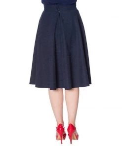 Banned Sophisticated Lady Skirt In Navy
