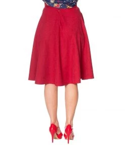 Banned Sophisticated Lady Skirt In Red