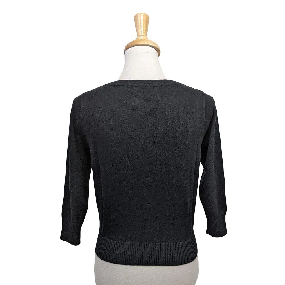 Women's Apparel Collectif Charlene Rock And Roll Cardigan In Black 5 Women's Apparel Collectif Charlene Rock And Roll Cardigan In Black