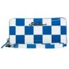 Star Struck Clothing Wallet/Wristlet In Blue Checkerboard