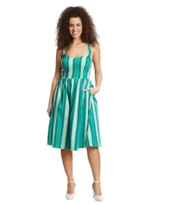 Women's Apparel Collectif Titta Mint Humbug Dress