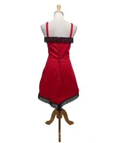 Switchblade Stiletto Dolly Concho Fringe Dress In Red Women's Apparel 8 Switchblade Stiletto Dolly Concho Fringe Dress In Red Women's Apparel