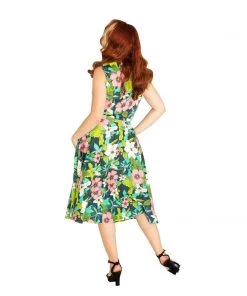Women's Apparel Miss Lulo Della Dress In Floral Print