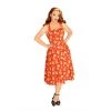 Women's Apparel Miss Lulo Della Dress In Hawaiian Papaya Print