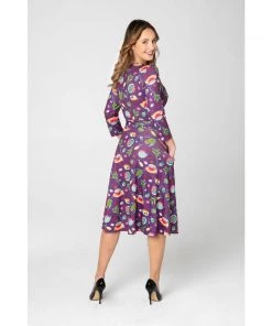 Women's Apparel Miss Lulo Mira Dress In Tea Time Print