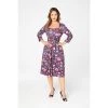 Women's Apparel Miss Lulo Mira Dress In Tea Time Print