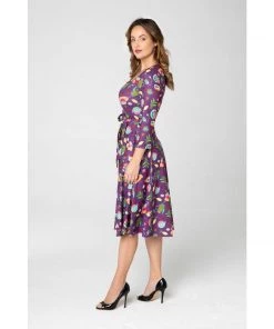 Women's Apparel Miss Lulo Mira Dress In Tea Time Print