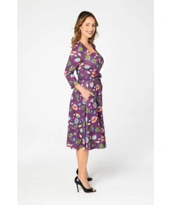 Women's Apparel Miss Lulo Mira Dress In Tea Time Print