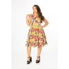 Miss Lulo Lily Swing Dress In 60s Floral Print Women's Apparel