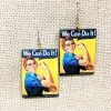 Accessories Rosie The Riveter Earrings By IAMSONOTCOOL