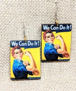 Accessories Rosie The Riveter Earrings By IAMSONOTCOOL