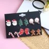 Glitz Glam And Rebellion Accessories Santa's Workshop Earring Set (6 Pair)