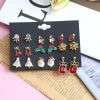 Glitz Glam And Rebellion Festive Lights Earring Set (9 Pair) Accessories