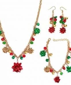 Glitz Glam And Rebellion Beautiful Bows Jewelry Set Accessories
