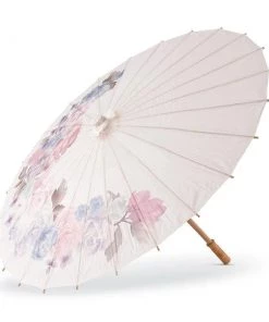 Glitz Glam And Rebellion Paper Parasol In Floral