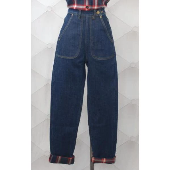 Women's Apparel Star Struck Clothing Reproduction Jeans Lined In Red 3 Women's Apparel Star Struck Clothing Reproduction Jeans Lined In Red