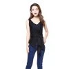 ChicStar Retro Wrap Top In Black Women's Apparel