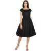ChicStar Pleated Pauline Dress In Black Women's Apparel