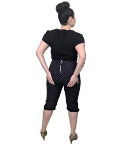 ChicStar Women's Apparel Retro Rizzo Capris In Grey