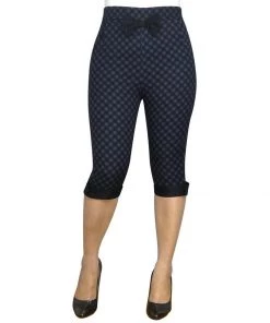 ChicStar Women's Apparel Retro Rizzo Capris In Grey