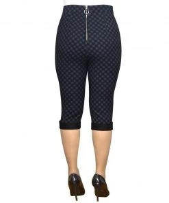 ChicStar Women's Apparel Retro Rizzo Capris In Grey