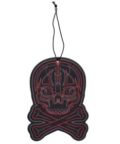 Sourpuss Air Freshener Pinstriped Skull For Your Home