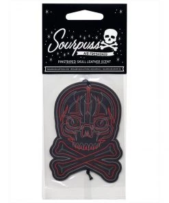 Sourpuss Air Freshener Pinstriped Skull For Your Home