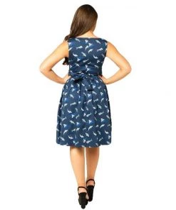 Miss Lulo Amy Dress In Shark Print