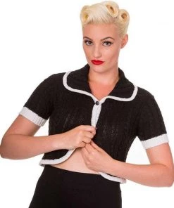 Women's Apparel Banned Annabelle Bolero Cardigan In Black