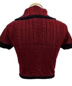 Banned Annabelle Bolero Cardigan In Bordeaux