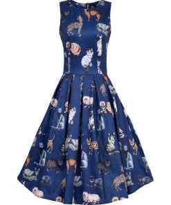 Dolly & Dotty Annie Swing Dress In Cat Print 6 Dolly & Dotty Annie Swing Dress In Cat Print