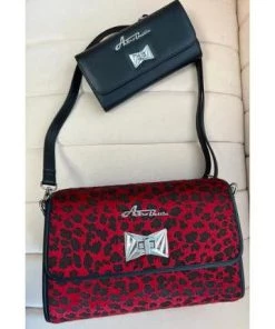 Accessories Star Struck Clothing Atomic Handbag In Red Leopard