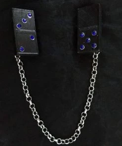 "Aye, Que Chula" Original Jewelry & Art Aye Que Chula Blue Domino Sweater Clip