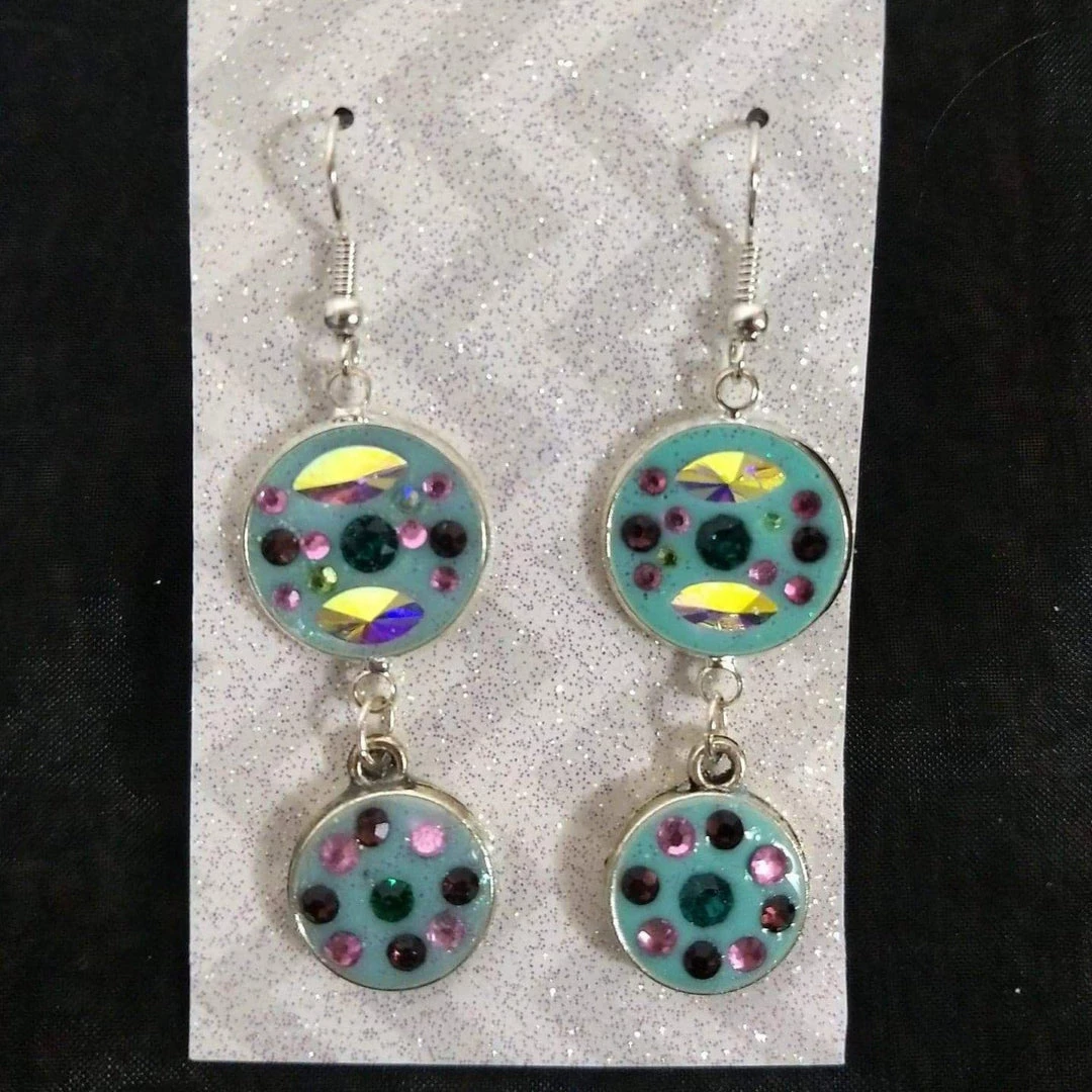 "Aye, Que Chula" Original Jewelry & Art Aye Que Chula New Mexico Earrings 3 "Aye, Que Chula" Original Jewelry & Art Aye Que Chula New Mexico Earrings