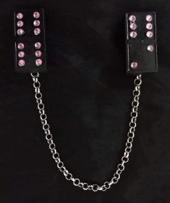 "Aye, Que Chula" Original Jewelry & Art Aye Que Chula Pink Domino Sweater Clip