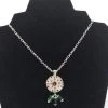 Aye Que Chula Pink Rhinestone Necklace