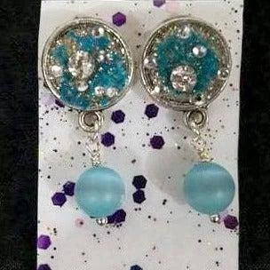Aye Que Chula Water Blue Earrings "Aye, Que Chula" Original Jewelry & Art 3 Aye Que Chula Water Blue Earrings "Aye, Que Chula" Original Jewelry & Art