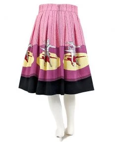 Banned Ballerina Border Skirt In Pink