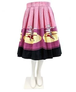 Banned Ballerina Border Skirt In Pink