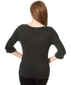 Women's Apparel Banned Addicted Sweater In Charcoal