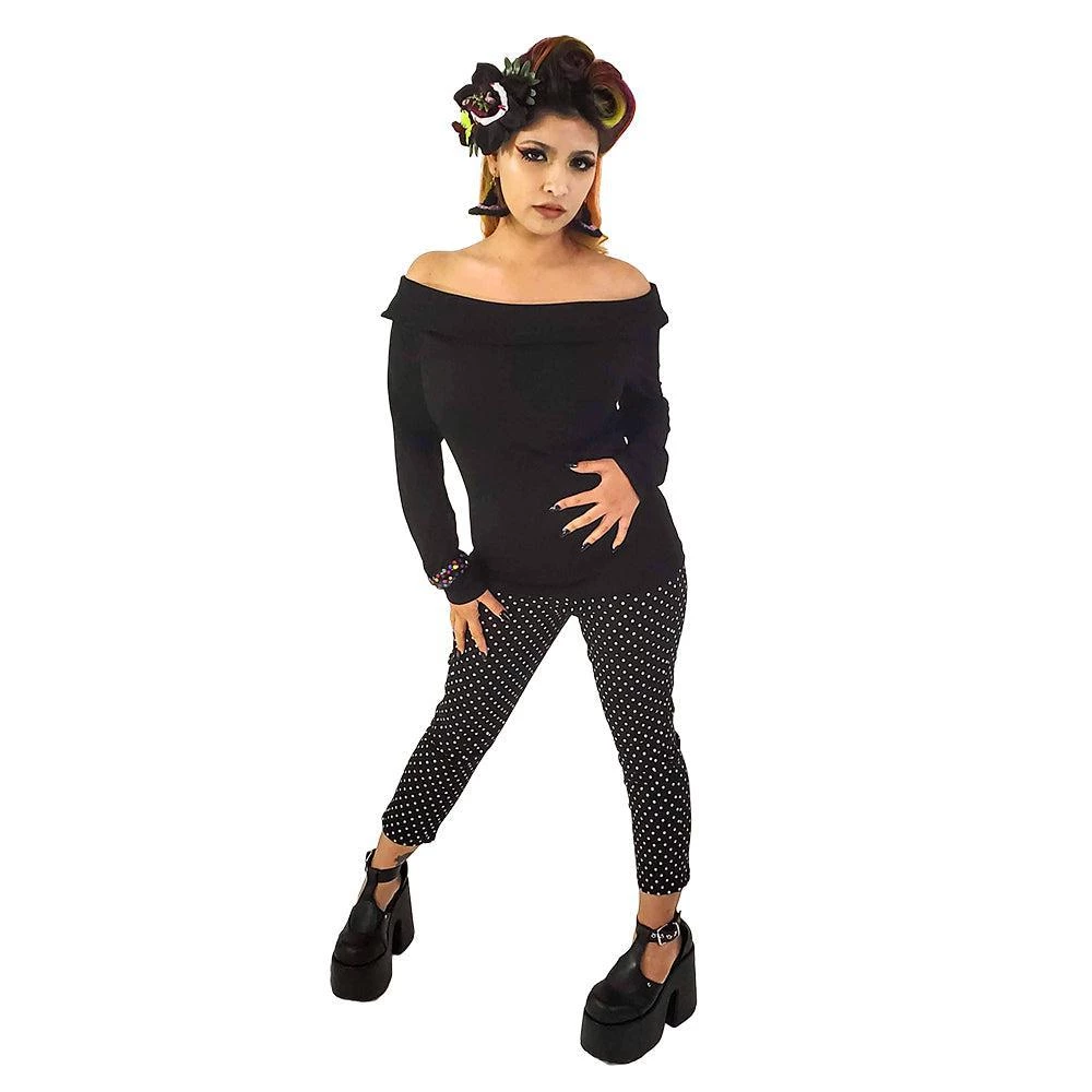 Women's Apparel Banned Bardot Love Top In Black 3 Women's Apparel Banned Bardot Love Top In Black