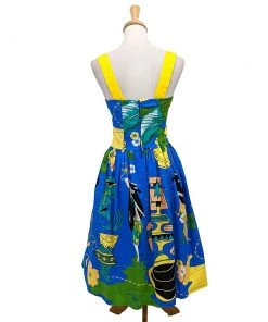 Women's Apparel Banned Blue Lagoon Tiki Dress