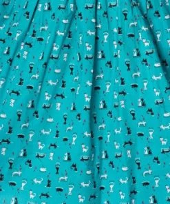 Women's Apparel Banned Bright Lights Kitty Skirt In Turquoise