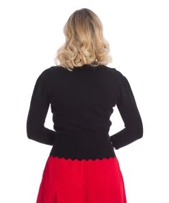 Banned Bunny Hop Cardigan In Black