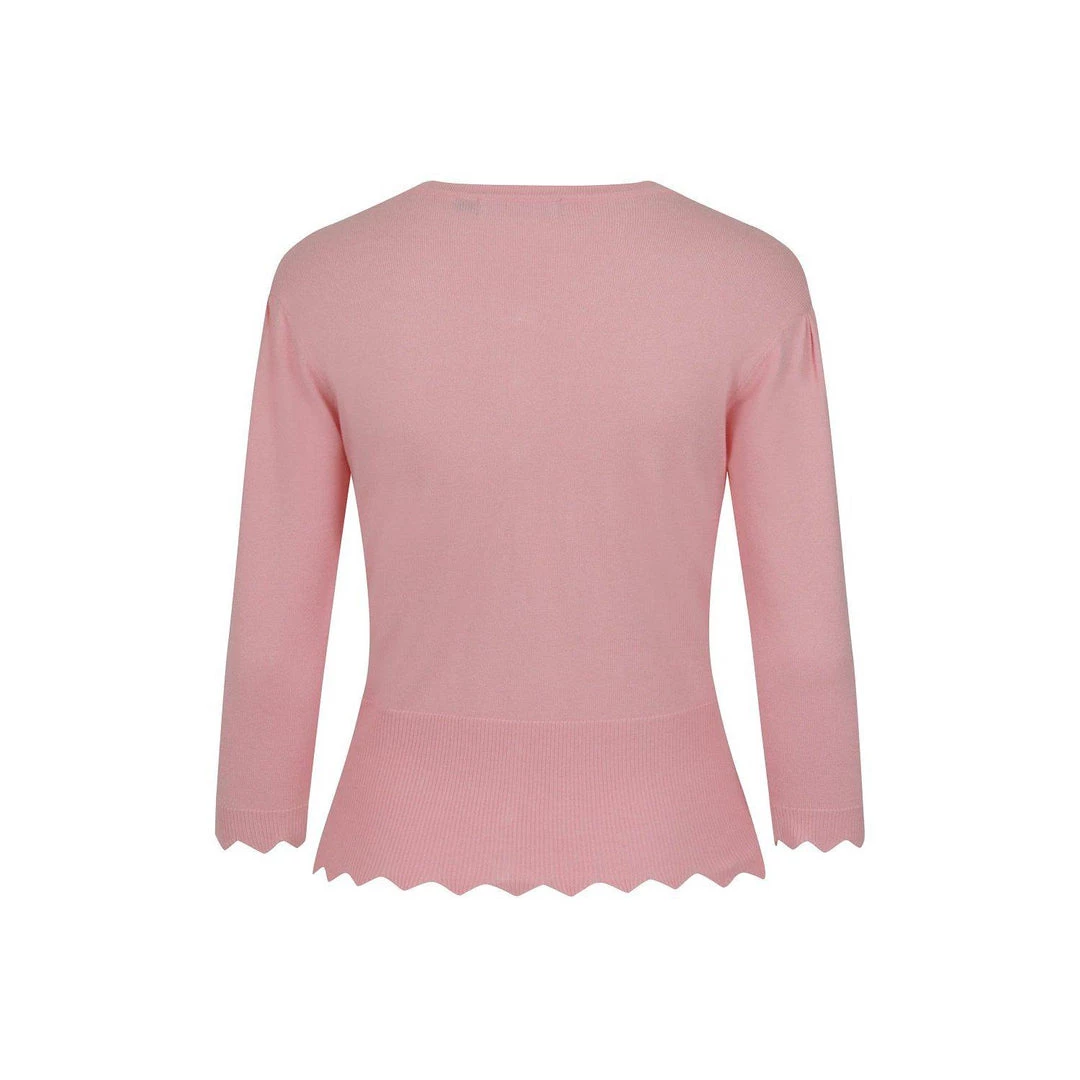 Women's Apparel Banned Bunny Hop Cardigan In Pink 4 Women's Apparel Banned Bunny Hop Cardigan In Pink