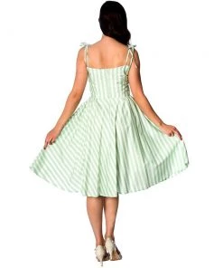 Banned Candy Stripe Sundress In Mint Women's Apparel 12 Banned Candy Stripe Sundress In Mint Women's Apparel