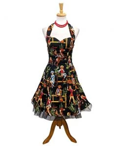 Women's Apparel Banned Cowgirl Halter Flare Dress